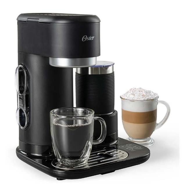 Cafetera Oster Latte 4en1 C/Espumador Black (DC02B)