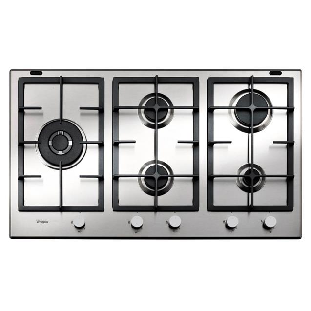 Anafe a gas Whirlpool 90Cm Inoxidable (GMA9522X)