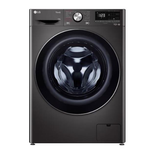 Lavarropas Lg Inverter Ia 10kg 1400rpm Black Steel (WM10BVC4S6)