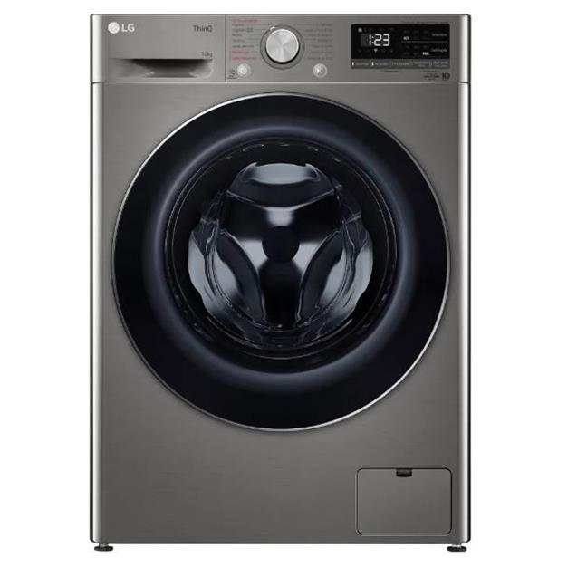 Lavarropas Lg Inverter IA 10kg 1400rpm Silver (WM10VVC4S6)