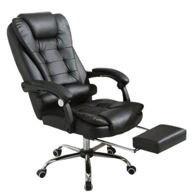 Silla De Oficina Eco-Cuero Con Reposa Pies Crystal Rock (18097)