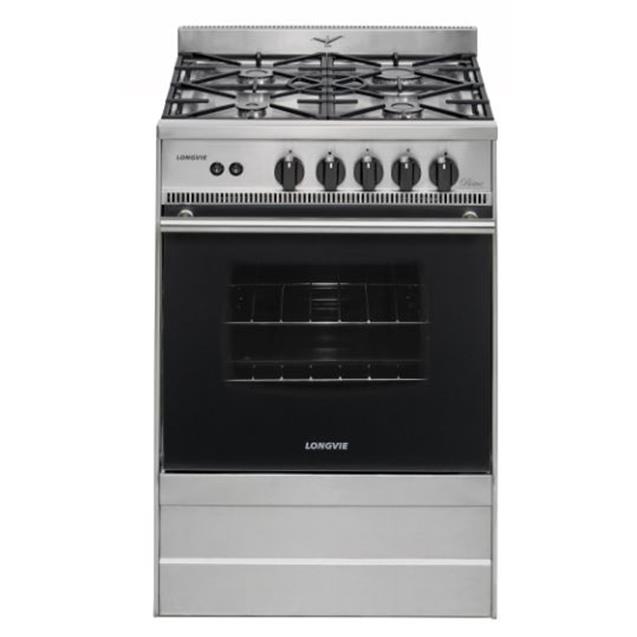 Cocina A Gas Longvie 56cm Bistro Inox (31501XS)