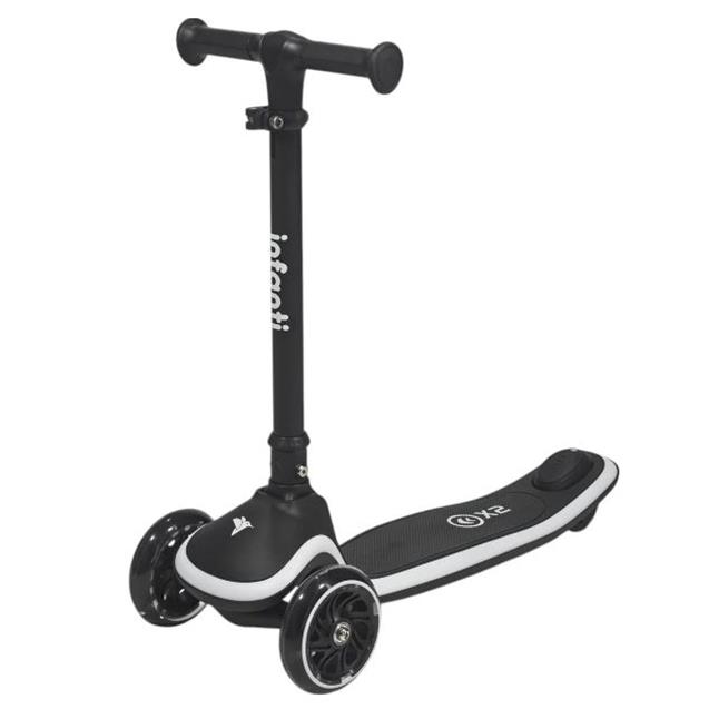 Monopatín Infanti X2 Plegable Freno Tpe C/Luces Negro