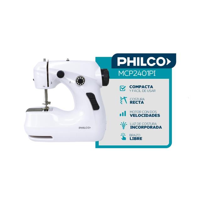 Máquina de Coser Portátil Mini Philco (MCP2401PI)